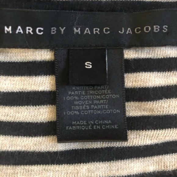 Marc by Marc Jacobs Normandy Blue Stripe Dress Size Small - Picture 12 of 14